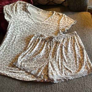 Animal print night apparel